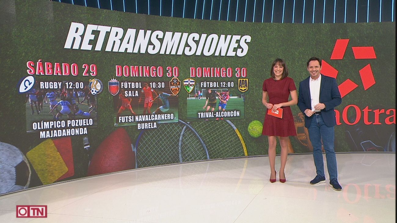 Rugby, fútbol sala y fútbol, este último fin de semana de enero en La Otra de Telemadrid