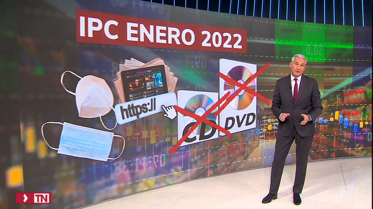 El INE incorpora mascarillas y prensa digital  para medir el IPC y salen otros artículos como el CD y el DVD