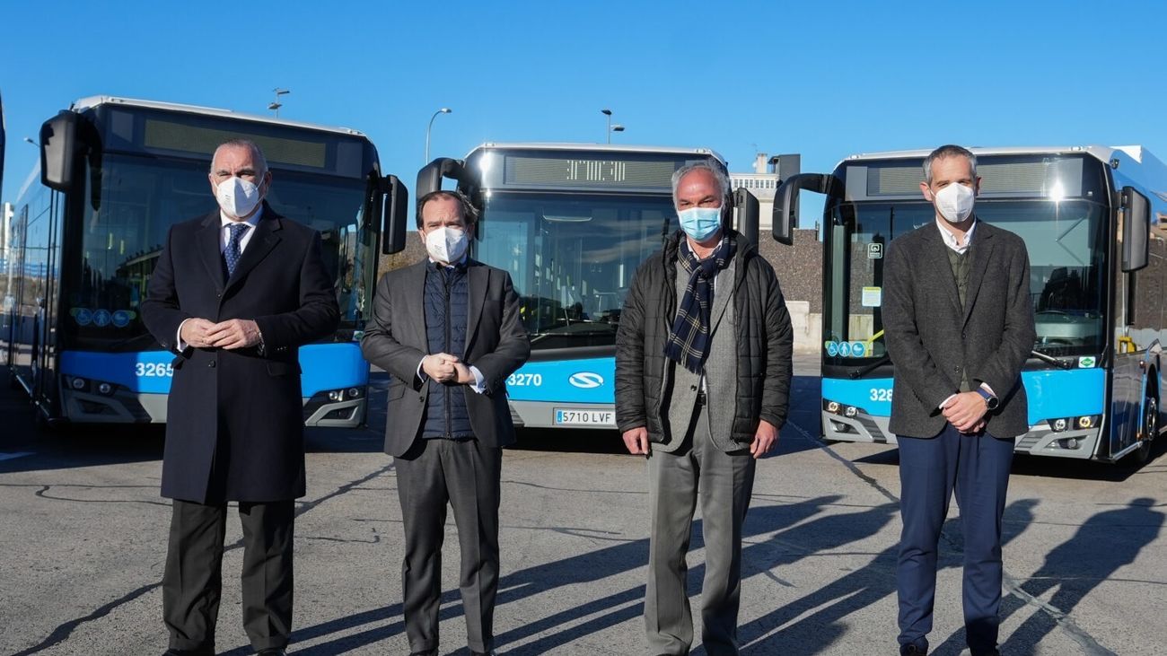 La EMT incorpora 91 nuevos autobuses de gas natural comprimido