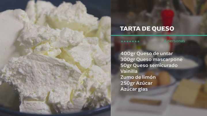 Receta de tarta de queso