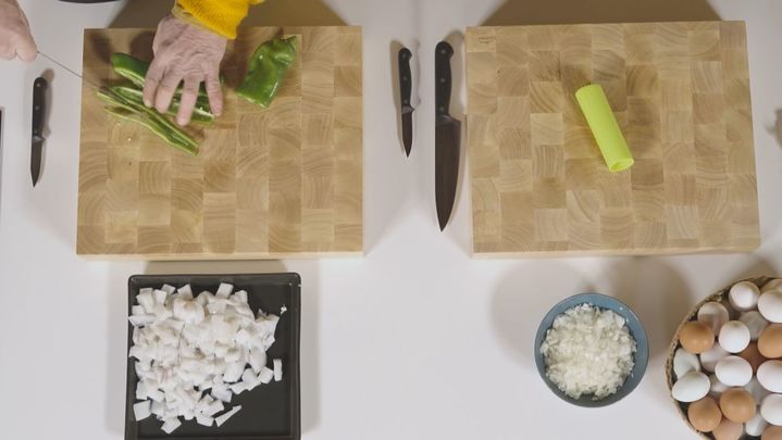 Receta de sepia con huevo frito