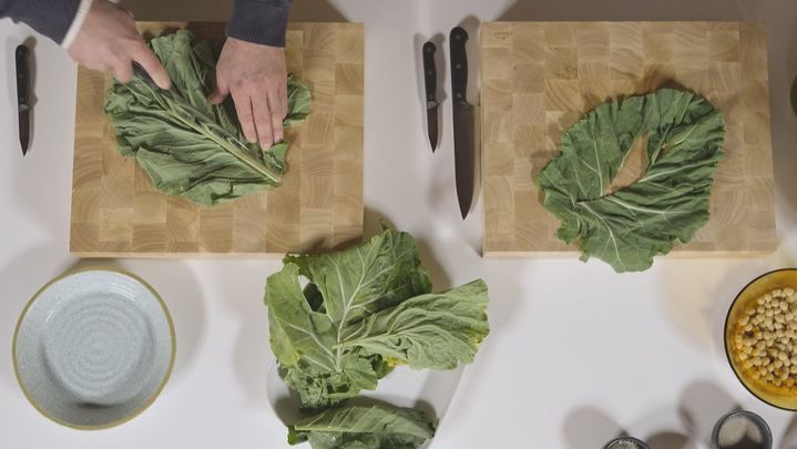 Receta de codillo con berzas