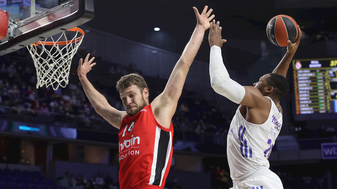 75-67. El Real Madrid resucita ante el Olympiacos y sigue invicto en casa en la Euroliga