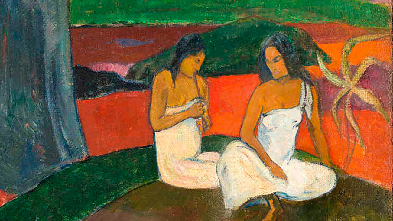 Detalle del cuadro de Paul Gauguin, 'Mata Mua'