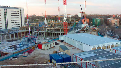 Así avanzan las obras del 12 de Octubre: Ya están levantadas las primeras plantas del nuevo Edificio de Hospitalización