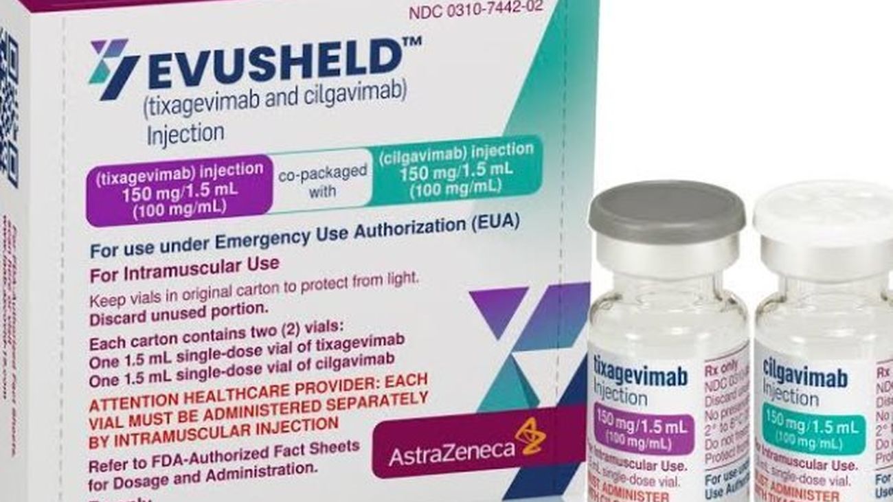 Evusheld, el fármaco de AstraZeneca contra la Covid