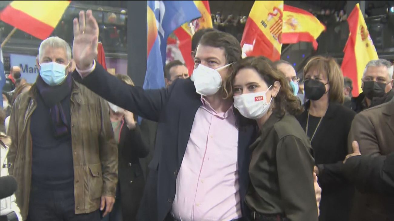 Díaz Ayuso viaja a Segovia y Burgos para reclamar la "mayoría absoluta" para Fernández Mañueco