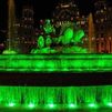 La fuente de Cibeles se iluminará de color verde para conmemorar el Día Mundial contra el Cáncer