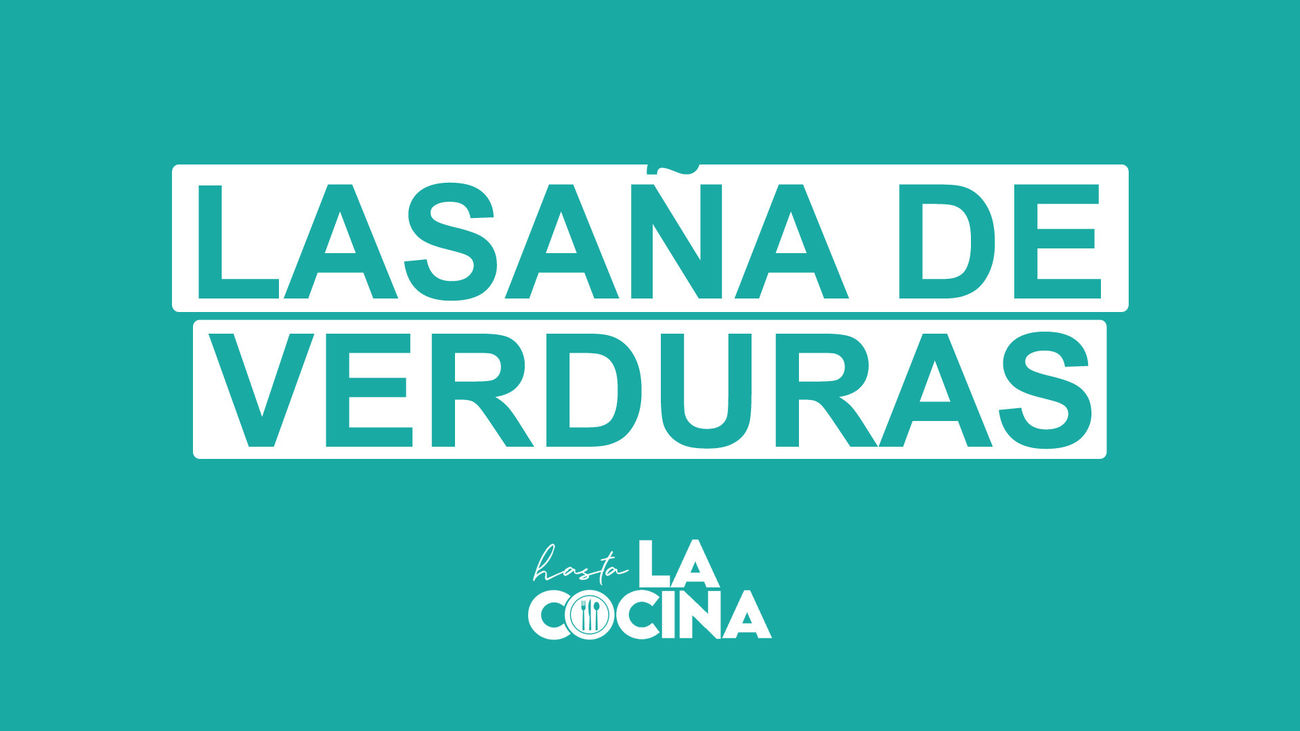 Receta de lasaña de verduras