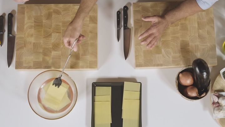 Receta de lasaña de verduras