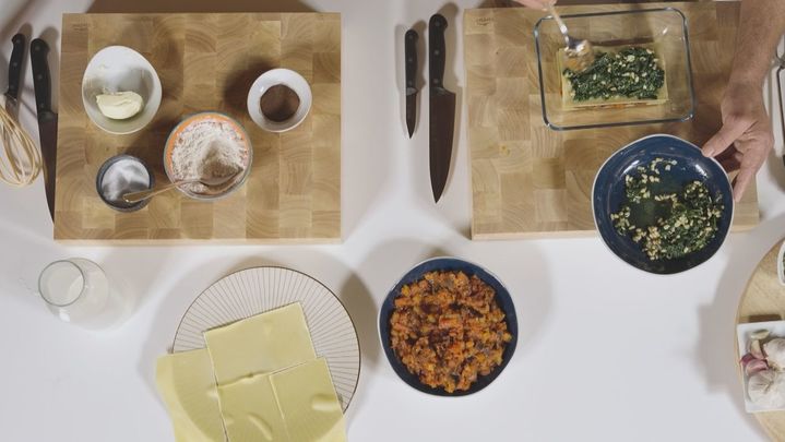 Receta de lasaña de verduras