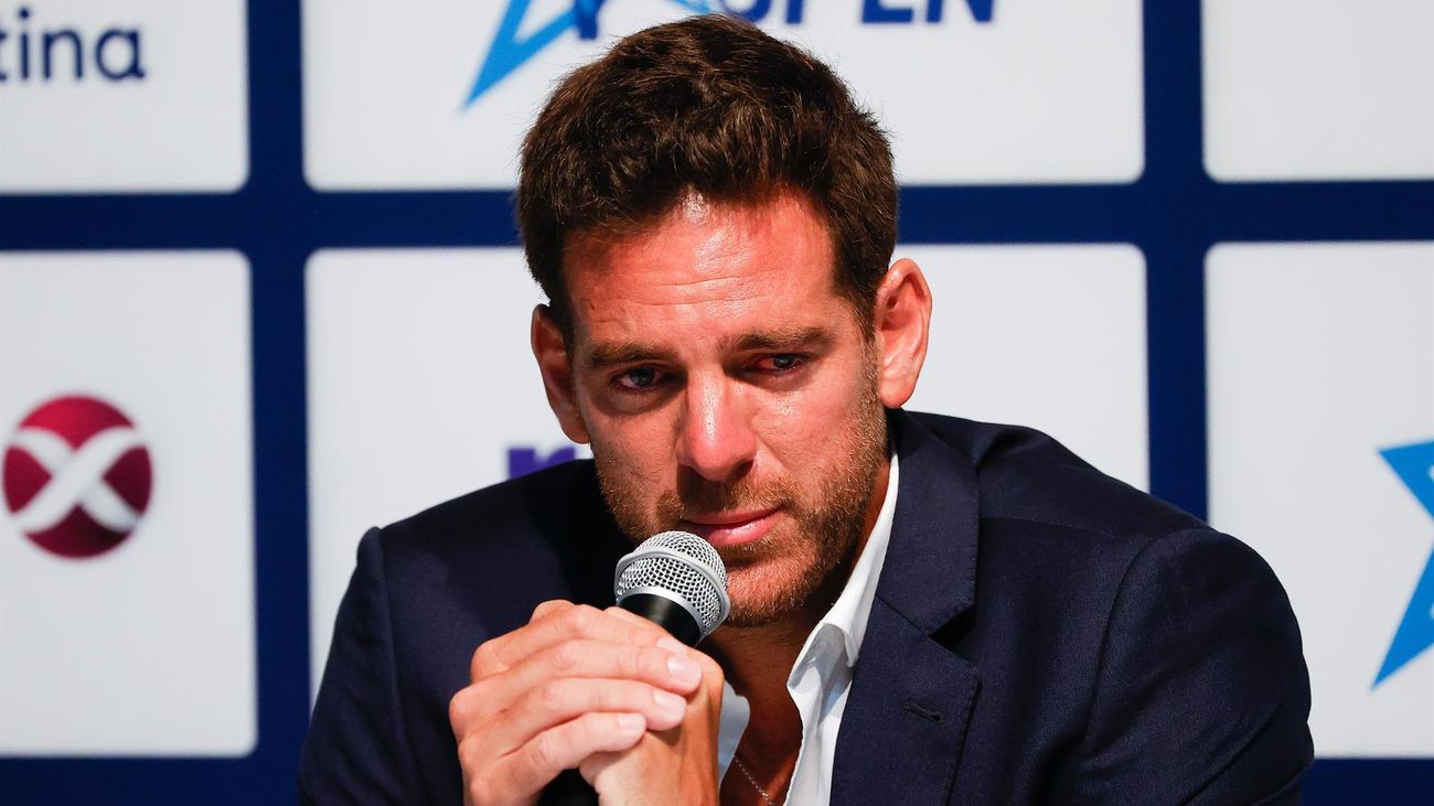 El tenista argentino Juan Martín del Potro