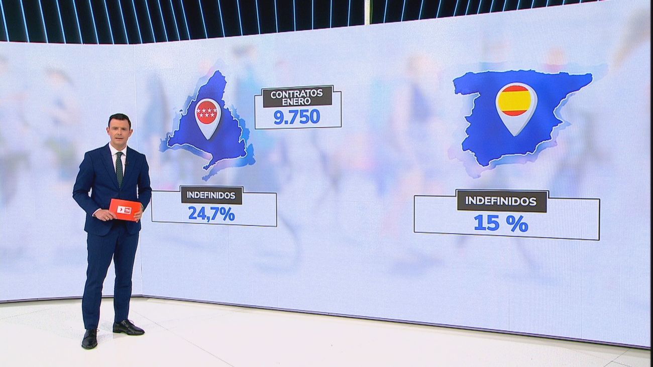 Uno de cada cinco empleos nuevos en España, se crean en Madrid