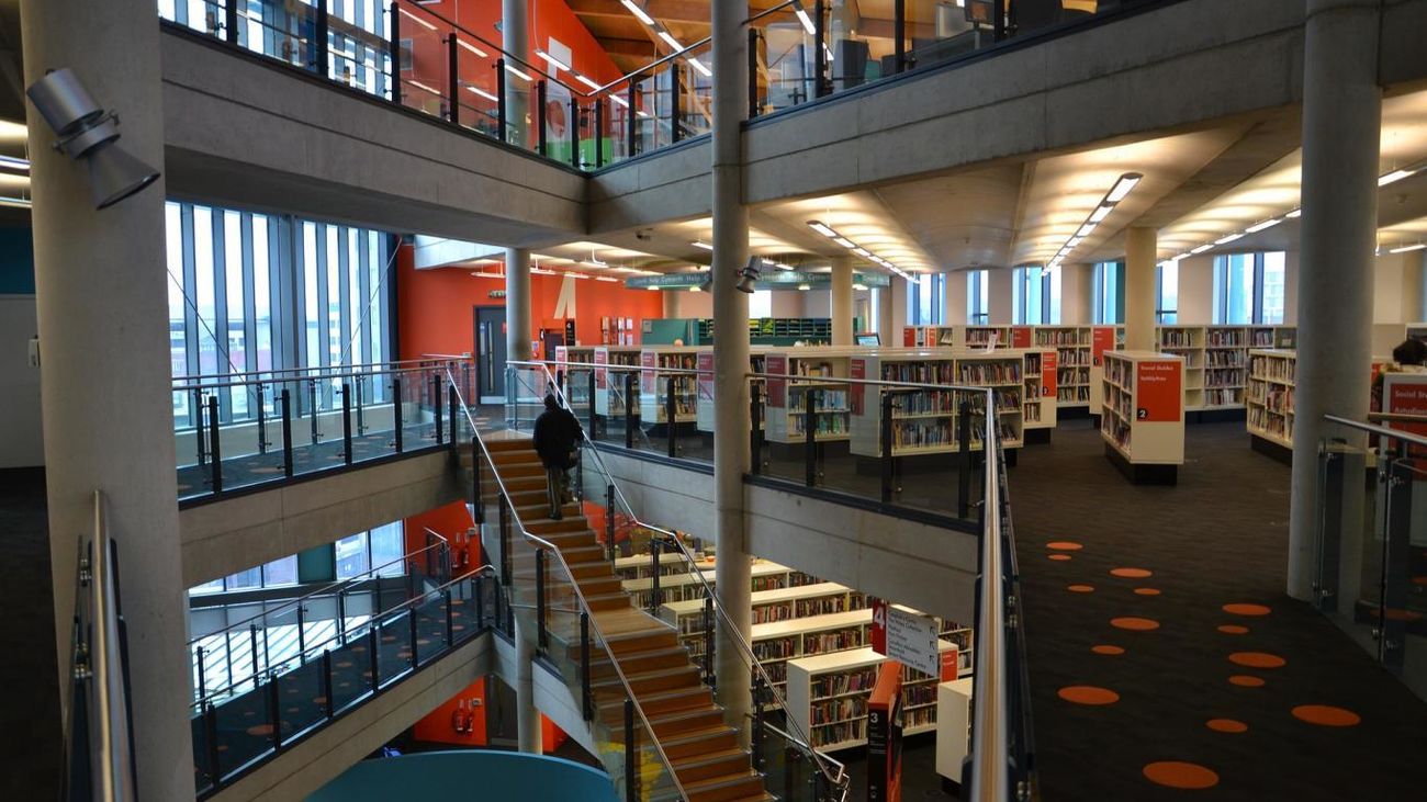 Una biblioteca de la Comunidad de Madrid