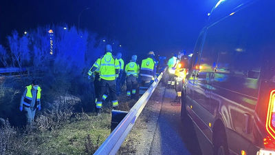 Muere un hombre atropellado en la M-50 a la altura de Vallecas cuando cruzaba de forma indebida