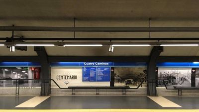 La modernización de la estación de Cuatro Caminos estará al 95% en abril y la coronará un tótem como hace un siglo