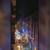 Incendio en un edificio 'okupa' de la calle Jaén en Madrid