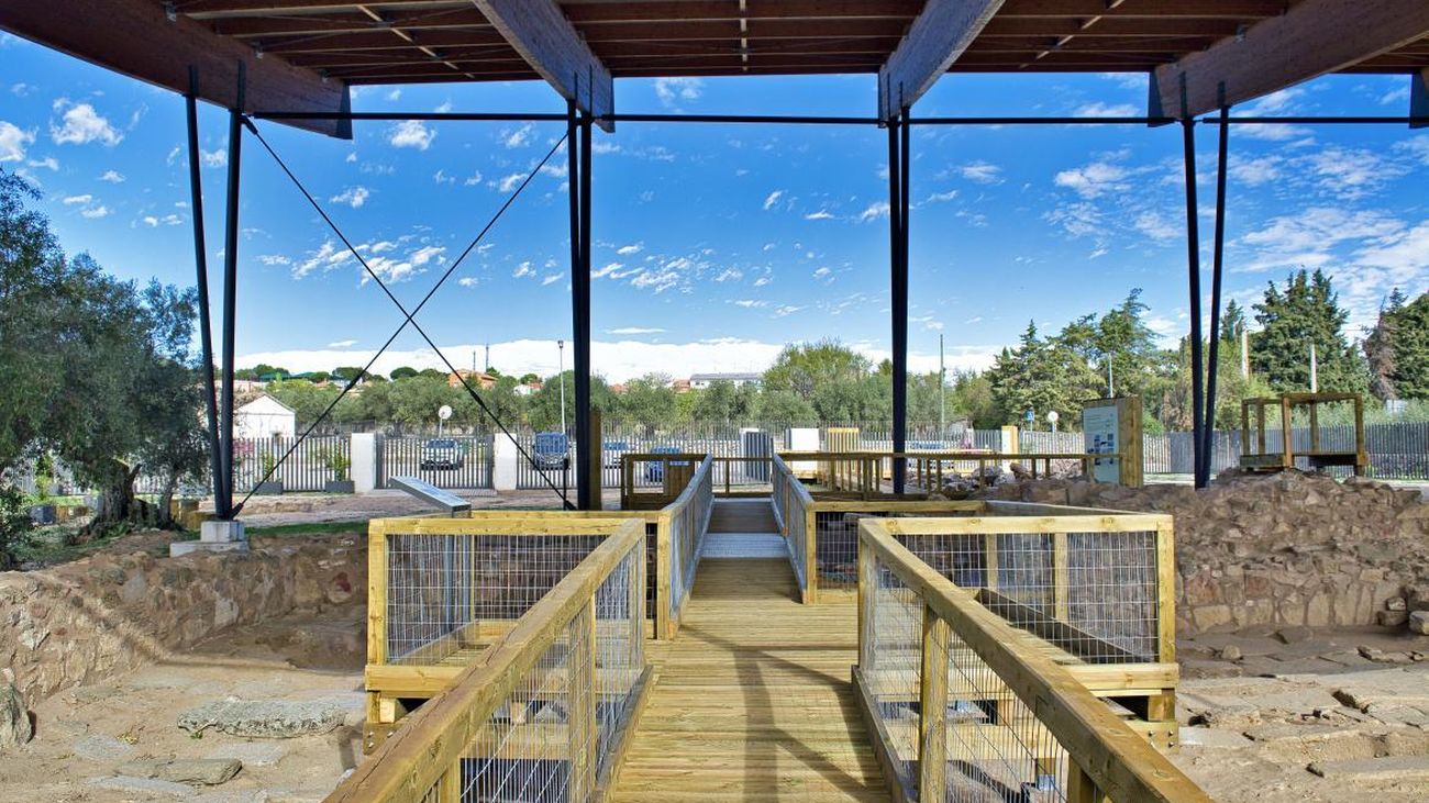 El yacimiento de 'La Mezquita', en Cadalso de los Vidrios, más accesible y más protegido