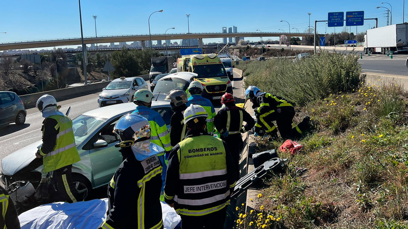 Accidente de tráfico en la A-1