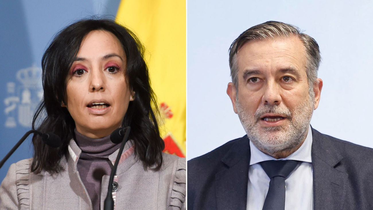 La delegada del Gobierno en Madrid, Mercedes González y el consejero de Presidencia, Justicia e Interior, Enrique López