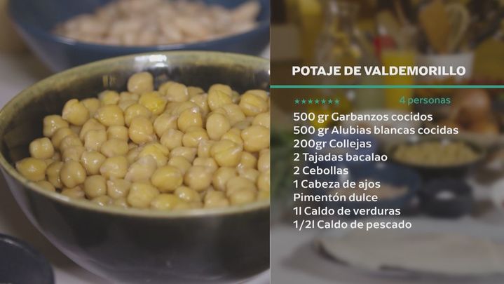 Receta de potaje de Valdemorillo