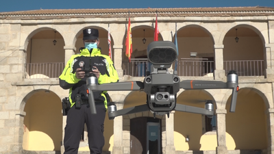 Los ojos de la policía de Bustarviejo sobrevuelan el municipio