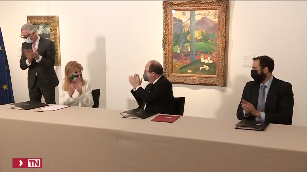 Carmen Thyssen y Cultura firman el acuerdo histórico por la colección  de la baronesa: "Un gran día para el museo"