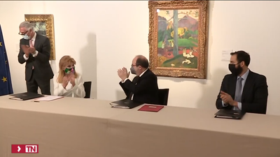 Carmen Thyssen y Cultura firman el acuerdo histórico por la colección  de la baronesa: "Un gran día para el museo"