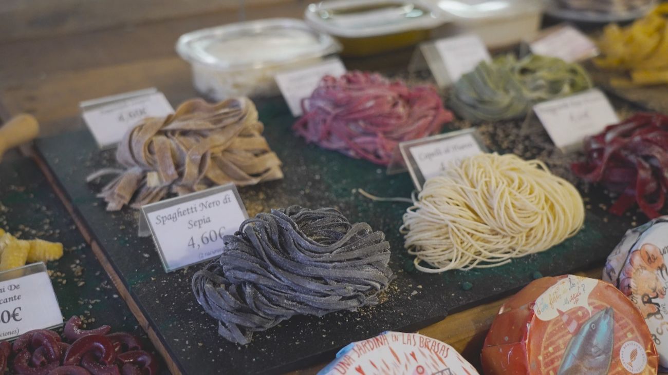 ¡Pasta negra de tinta de calamar!