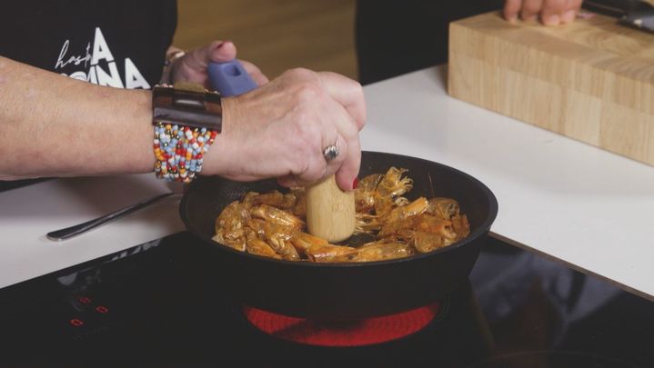 Espaguetis negros mar y montaña