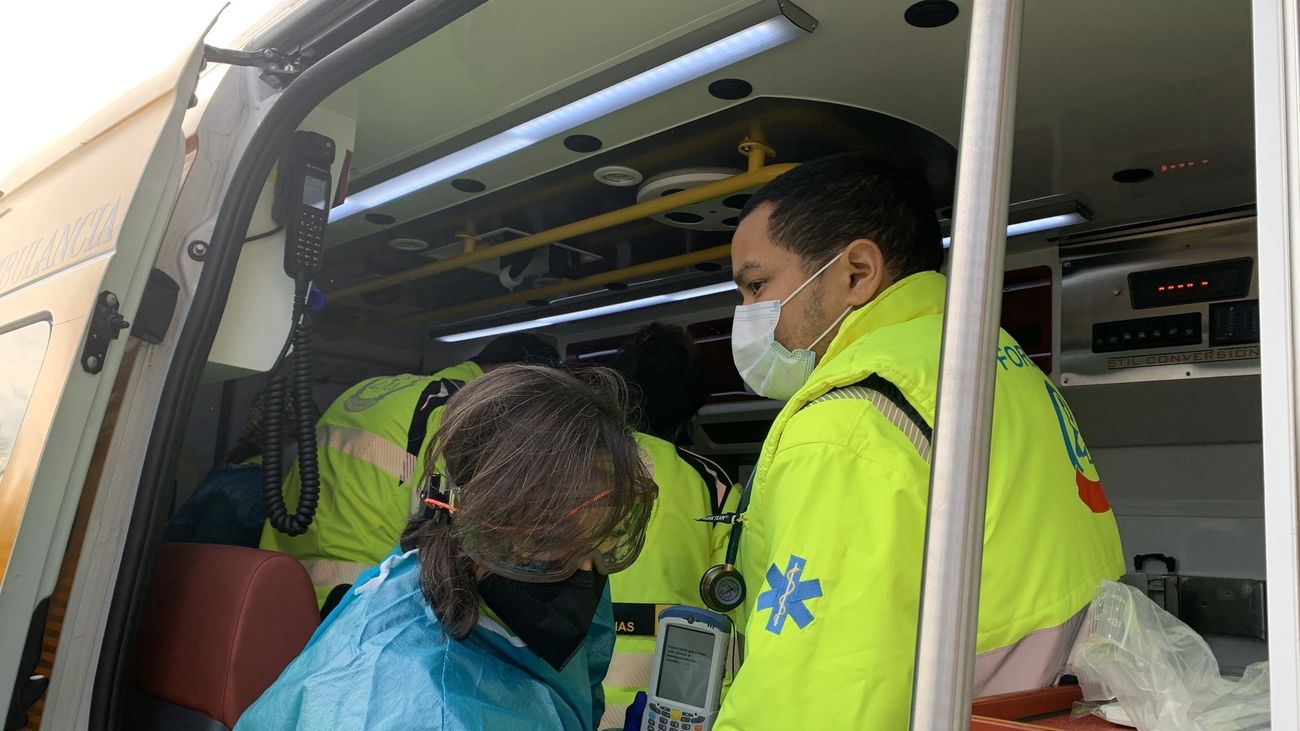 Efectivos de SAMUR-Protección Civil