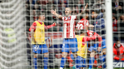 4-3. Un gol en el minuto 88 salva los tres puntos al Atleti frente al Getafe
