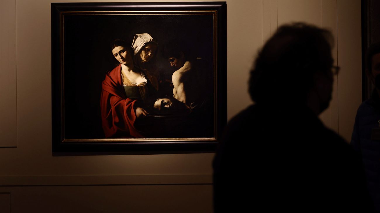 El Palacio Real exhibe 'Salomé con la cabeza del Bautista' de Caravaggio