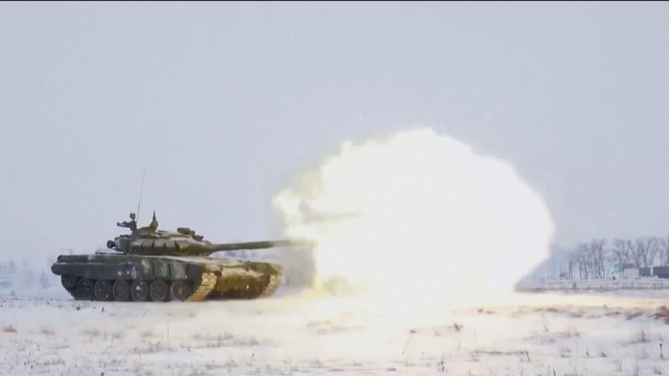 Maniobras militares cerca de la frontera ucraniana