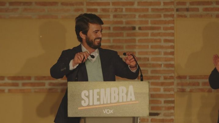 El candidato de Vox, Juan García Gallardo / TELEMADRID