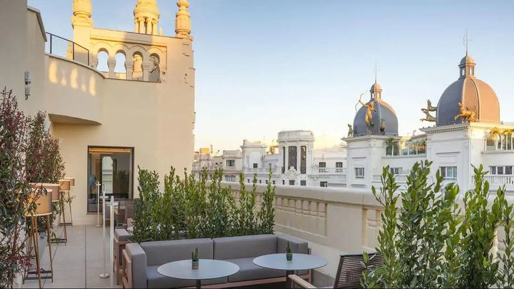 Vistas desde la azotea del hotel Innside de Gran Vía / Hotel Innside
