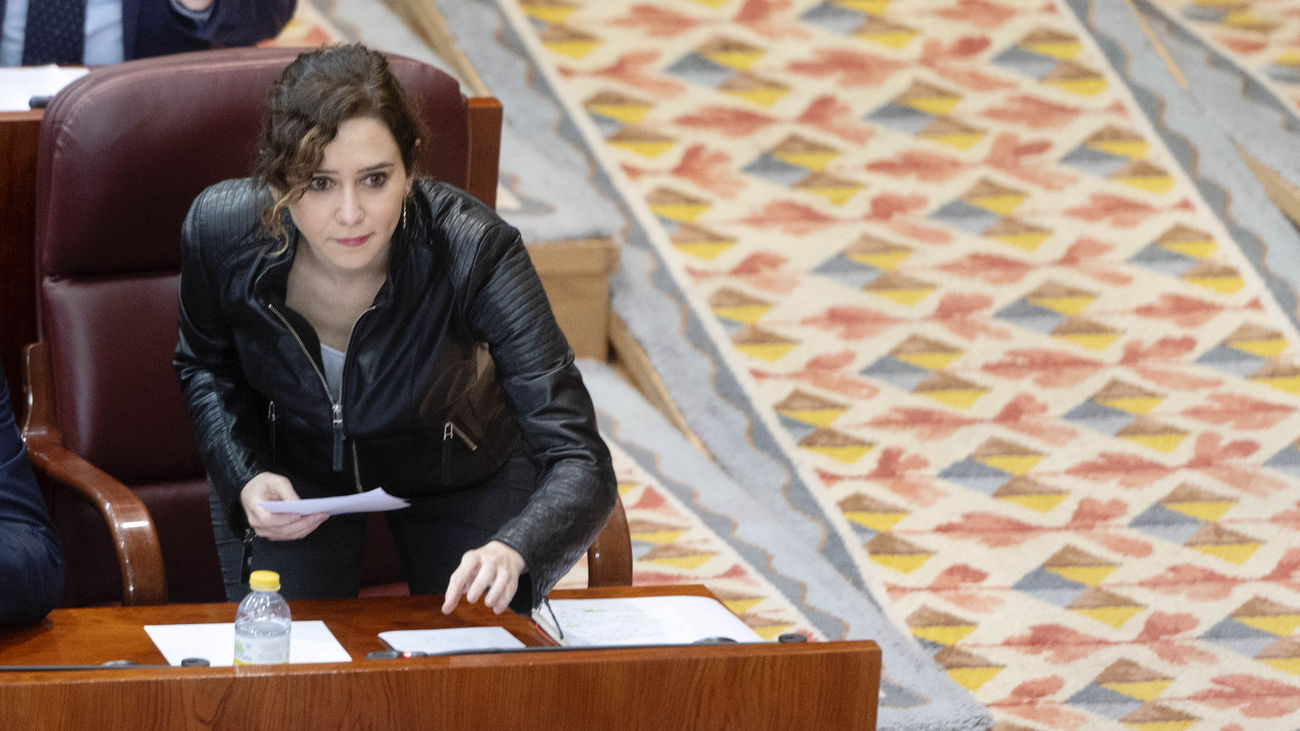 La presidenta de la Comunidad de Madrid, Isabel Díaz Ayuso