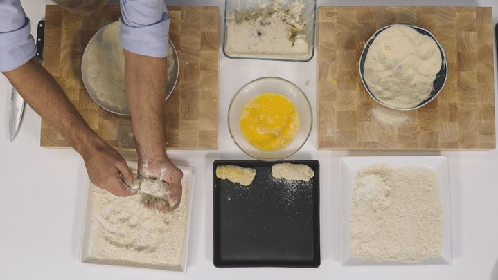Receta de tortilla de patatas y croquetas al estilo Almeida