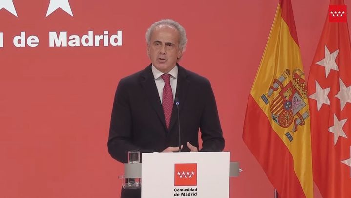 El consejero de Sanidad, Enrique Ruíz Escudero / TELEMADRID