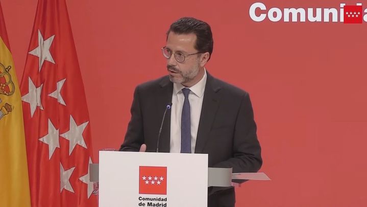 El consejero de Economía, Hacienda y Empleo, Javier Fernández-Lasquetty / TELEMADRID