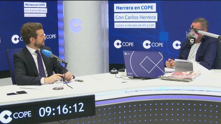 Pablo Casado en COPE / TELEMADRID