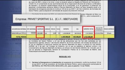 Los detalles del contrato de la discordia en el PP