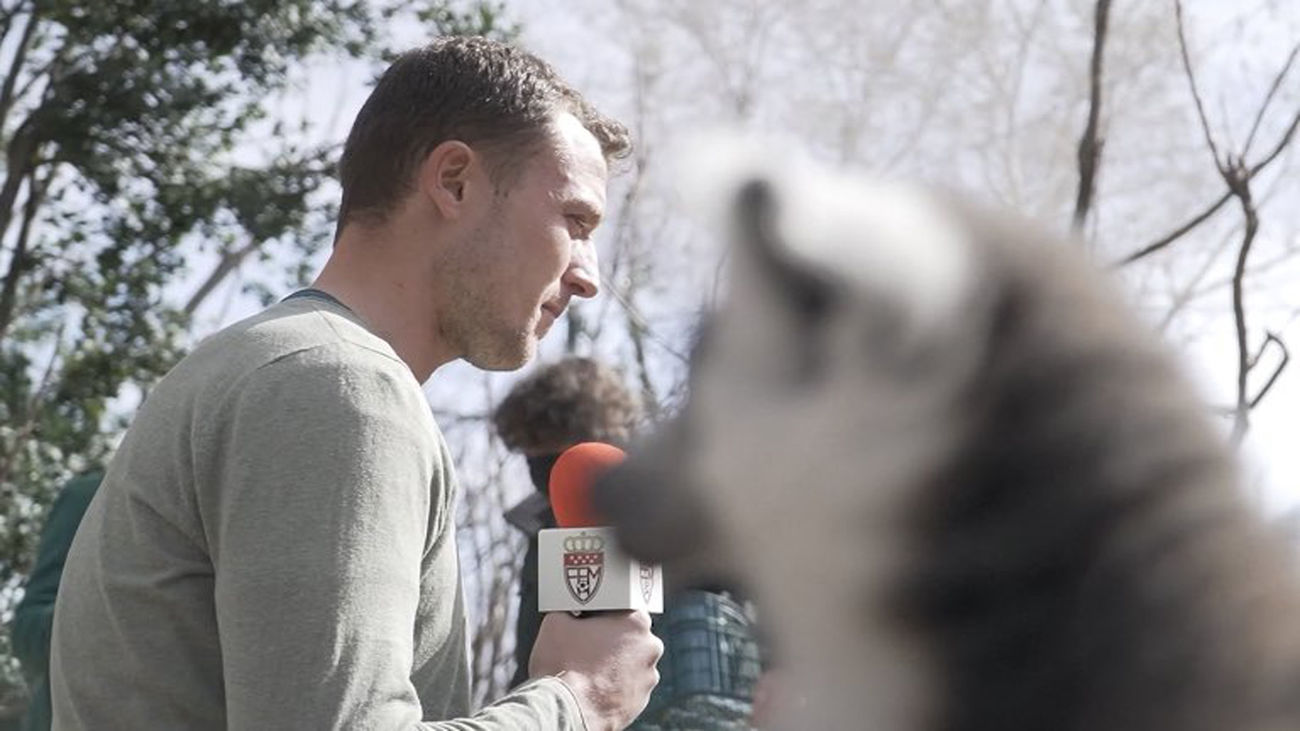 Alberto Aragoneses, portero del Villaverde, un ejemplo de solidaridad