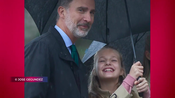 El rey Felipe VI con su hija Leonor / José Gegundez