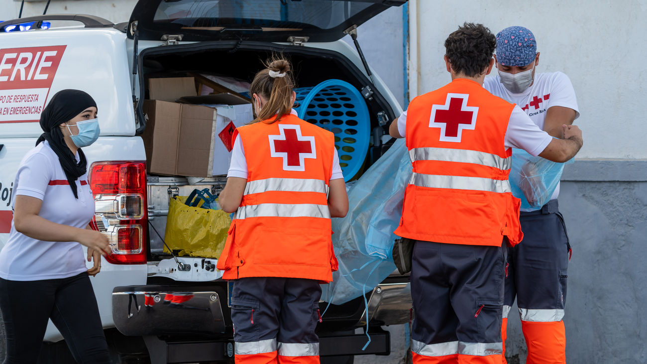 Sanitarios de Cruz Roja de Lanzarote
