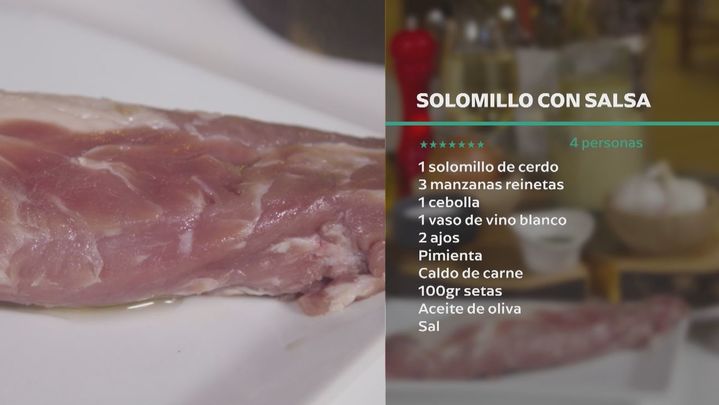 Receta de solomillo de cerdo en salsa