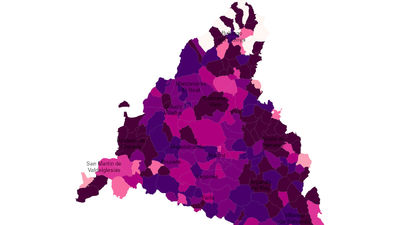 Mapa Covid de Madrid: Móstoles y Parla marcan el camino