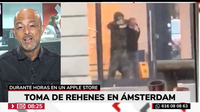 La policía detiene al hombre que se había atrincherado con varios rehenes en una tienda Apple de Amsterdam