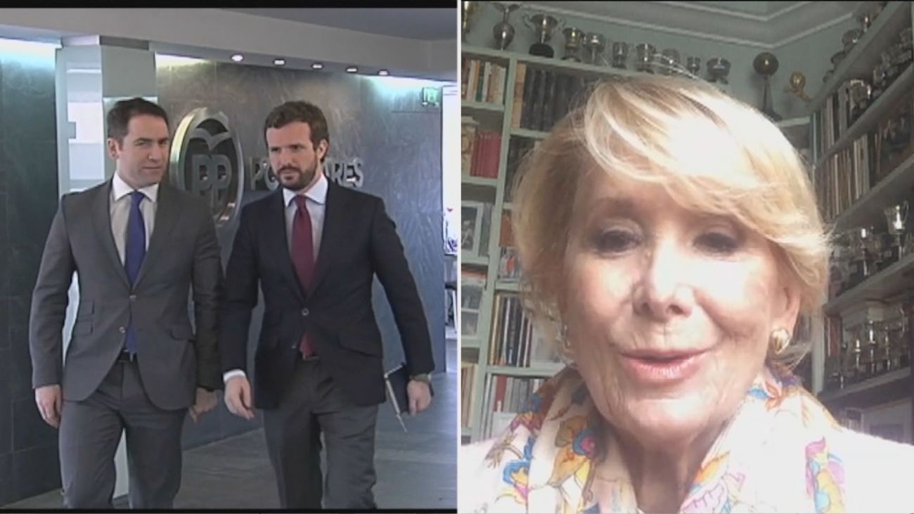 Esperanza Aguirre: "Soy 'casadista', pero Casado se dejó llevar por Teodoro"