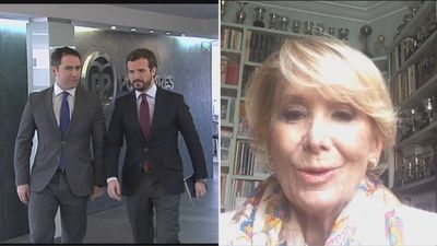 Esperanza Aguirre: "Soy 'casadista', pero Casado se dejó llevar por Teodoro"